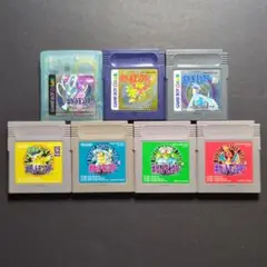 【ソフト単品】ポケットモンスター　ゲームボーイソフト　7点セット　動作確認済み
