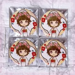✩ とある科学の超電磁砲 TSUTAYA 缶バッジ/初春飾利 4点セット
