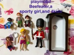Playmobile プレイモービル　知育玩具　 フィギュア6体(宮殿衛兵含む)