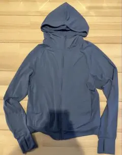 UNIQLO AIRism パーカー Sサイズ　ブルー　ユニクロ