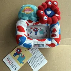 新品 イコちゃん、ミャクミャクマスコット カードスタンド