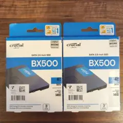 Crucial BX500 4000GB SATA SSD 2.5インチ ×2