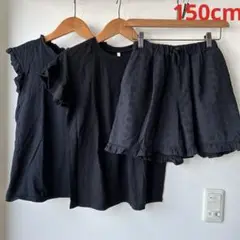 GU トップス2枚&ショートパンツセット