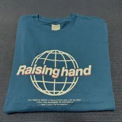 Raising hand 地球儀デザイン カットソー