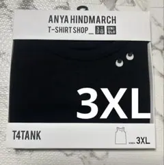 ユニクロ　T4TANK ノースリーブT アニヤ　3XL ブラック　②
