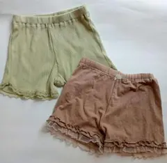 アンダーパンツ　２枚セット　アプレレクール　120〜130　ブルマ
