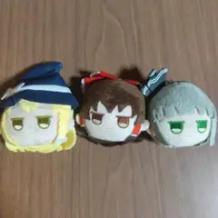 東方Project 博麗霊夢 霧雨魔理沙 魂魄妖夢 ぬいぐるみキーホルダー