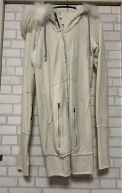 LGB PARKA/MID white ファーパーカー