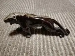 豹？の置物　陶器