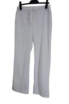 KJC0207◇ 新品 ナースパンツ 無地 Mサイズ ホワイト