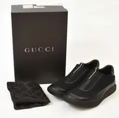 GUCCI 厚子 ラバーソール スリッポン シューズ スニーカー ロゴ