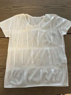 PLEATS PLEASE メッシュTシャツ ホワイト 3