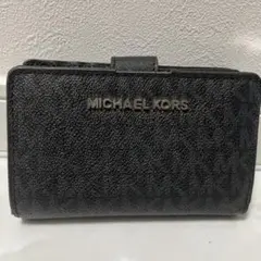 MICHAEL KORS ブラック 二つ折り財布