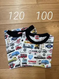 新品⭐️トミカ／半袖 Tシャツ／100 120サイズ／2枚