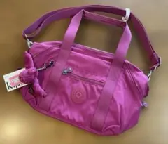 【新品】KIPLING 2way トートバッグ　ピンク