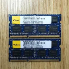 シー・エフ・デー DDR3 SO-DIMM PC3-10600 4GB 2枚組