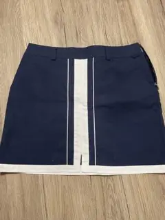 M TAYLORMADE ネイビー ストライプ ゴルフスカート