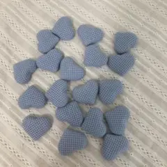 【19個セット】ハート　パーツ　ビーズ　カボション　ハンドメイド