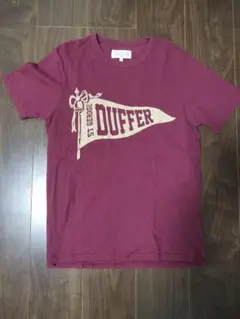 Duffer of St George バーガンディ Tシャツ Sサイズ