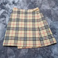 【BURBERRY BLUE LABEL】ノバチェック スカート ウール