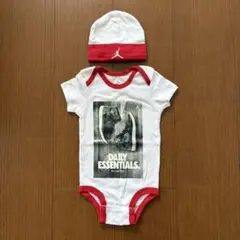Jordan ベビー ロンパース　帽子セット 0-6M
