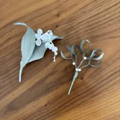 布花　ブローチ