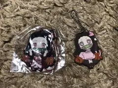 竈門禰豆子　ラバーマスコット　ガシャポンくじ　鬼滅の刃　キャラばんちょう