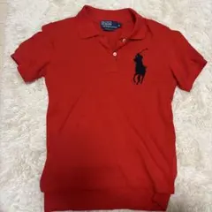 Polo 赤 ポロシャツ ビックポニー