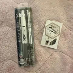 スペーシアX 4色ボールペン&シャーペンとステッカー