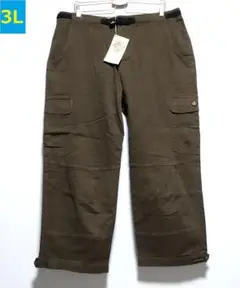 新品 prAna プラナ メンズ3L ストレッチクロップドパンツ コットンパンツ