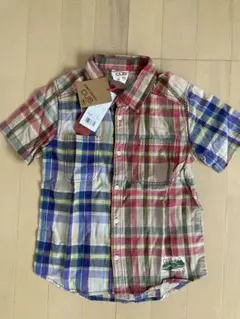CUB byクリフメイヤー　半袖シャツ　チェック