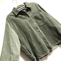 ZARA コーデュロイシャツ ジャケット オーバーサイズ L 匿名配送