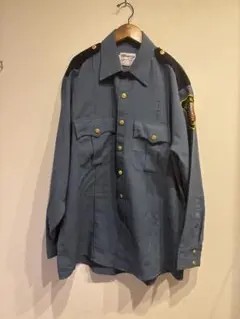 90s elbeco シャツ　NORTHAMPTON POLICE ワッペン