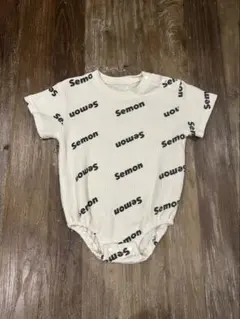 【希少】セモン WAFFLE PRINT HALF SLEEVE ROMPERS