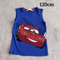 H＆M カーズ マックイーン タンクトップ 120cm 青