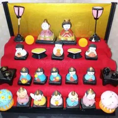 最終値下　豆雛　15人　ひな祭り　お雛様　雛人形　骨董　　時代物　昭和レトロ
