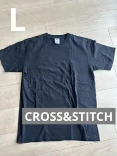 CROSS & STITCH ブラック Tシャツ L