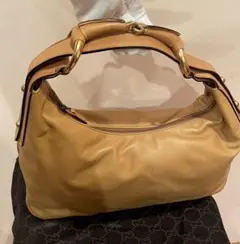 新品未使用 GUCCI 鞄 バッグ ハンドバッグ ベージュ 美品 グッチ
