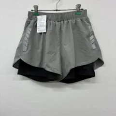 Lサイズ グレー ショートパンツ 反射素材付き　ナ26