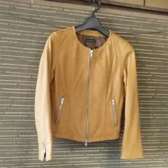 最終価格⭐レザージャケット☆羊革☆キャメル