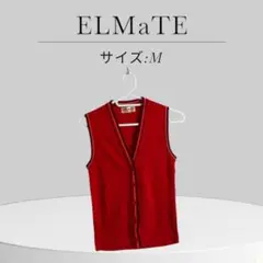 極美品 ELMaTE ベスト ゴルフ おしゃれ アクリル ニット