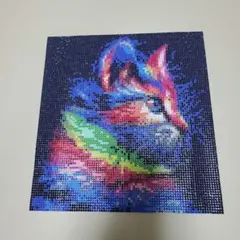 ダイヤモンドアート完成品 猫