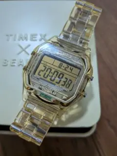 TIMEX タイメックス✕BEAMS角デジクリアイエロー