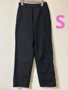 美品　UNIQLO　リネンブレンドリラックスストレートパンツ　S