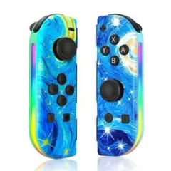 ゲームコントローラー　ジョイコン　Switch Joy-Con ゴッホ星月夜色