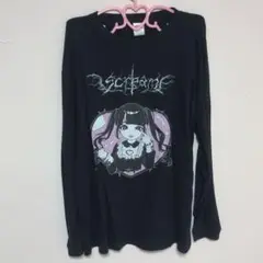 がんぎまりやさん ロングTシャツ 地雷 量産型 ロンT