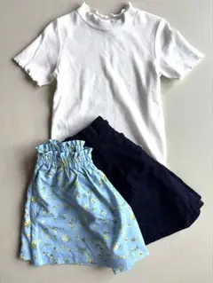 キッズ　夏服130cm 女の子　3点セット