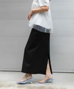 センスオブプレイス ストレッチサスツキハイウエストスカート TALLサイズ
