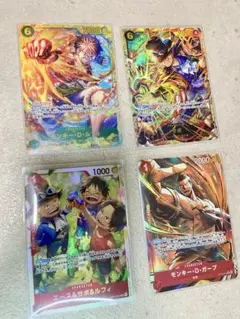 ルフィ サボ ガープ 三兄弟 ワンピースカード 受け継がれる意志