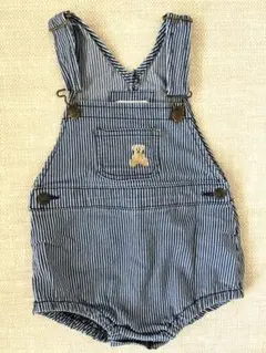 POLO Baby ストライプオーバーオール 80